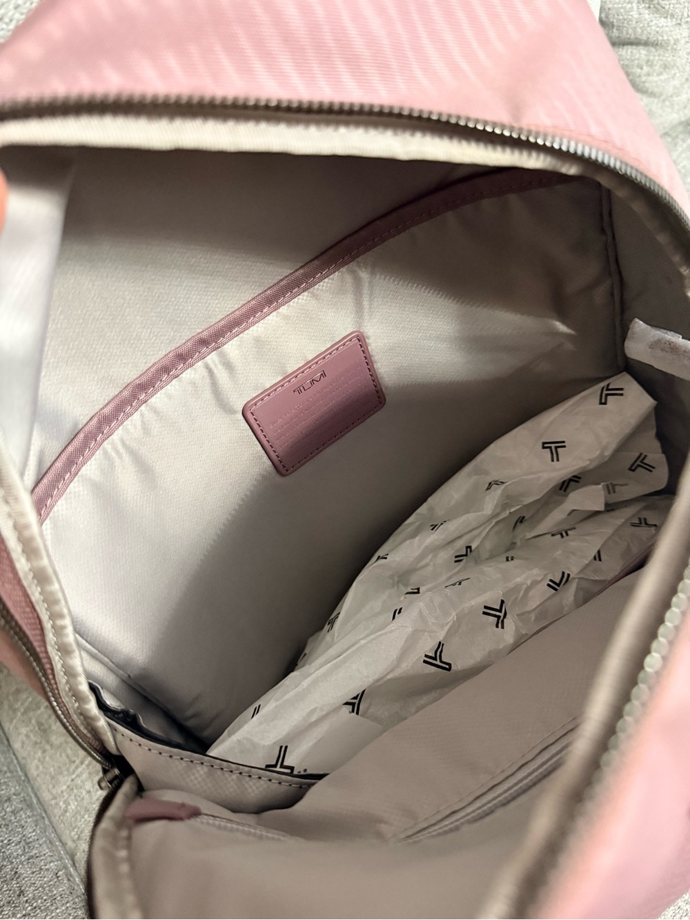 Tumi Harriet Dusty Rose Mauve 13” Travel School College University Backpack $395 - Picture 7 of 10